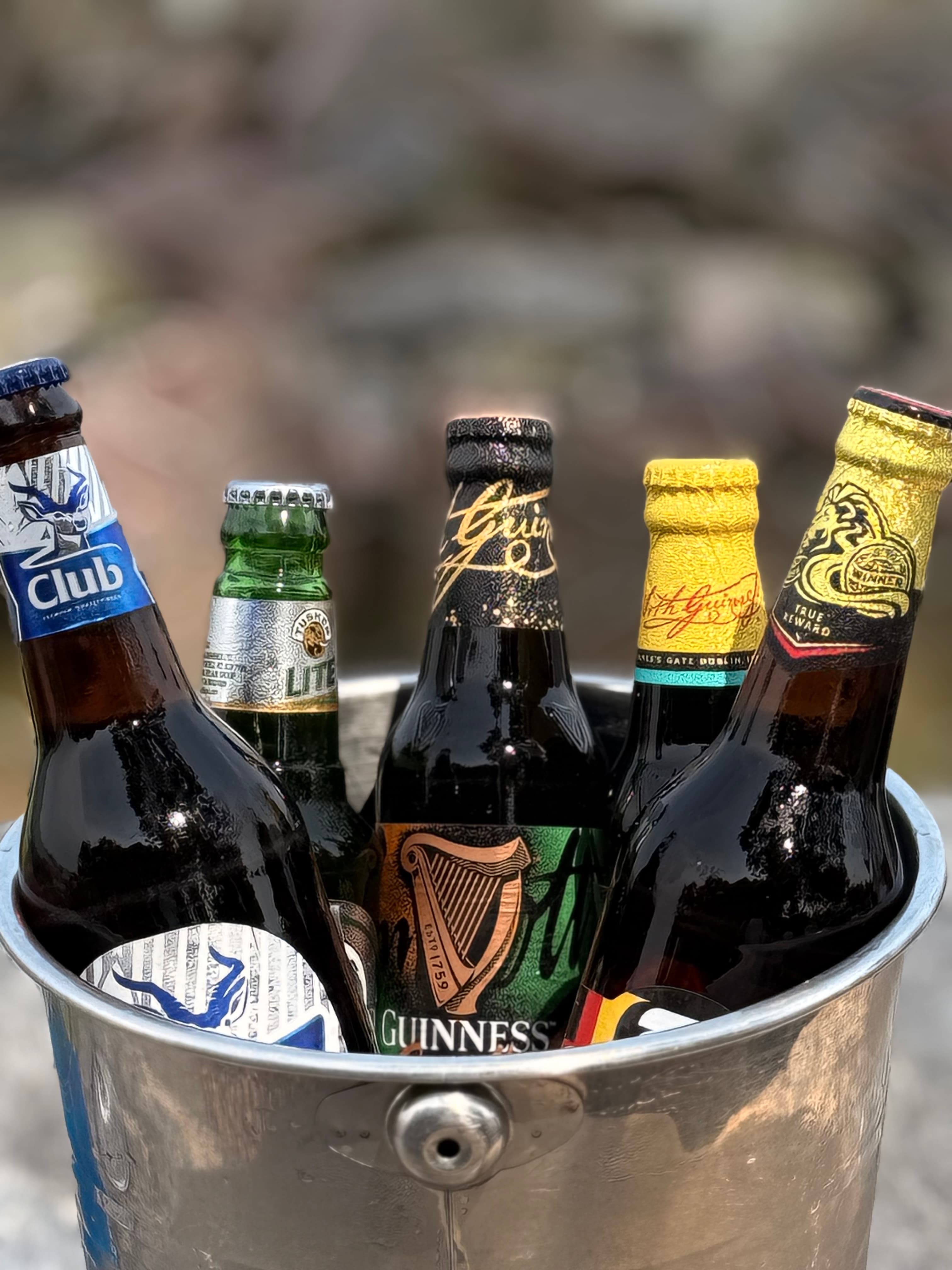 Cold beers at White Sand Beach