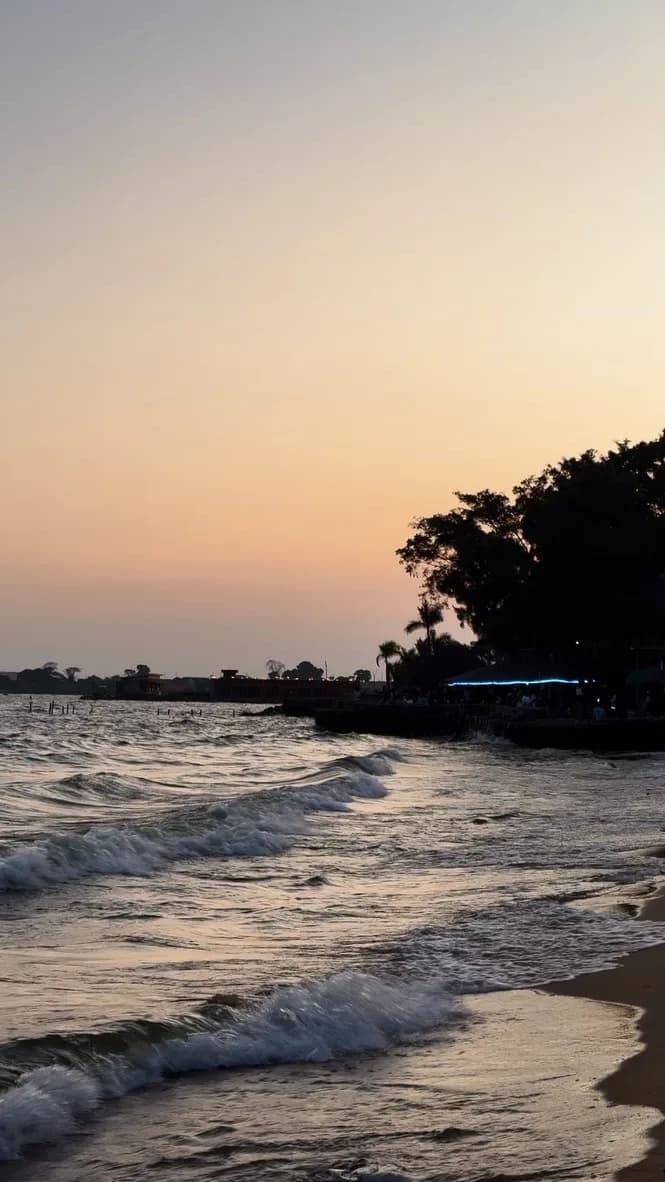 Sunset at White Sand Beach