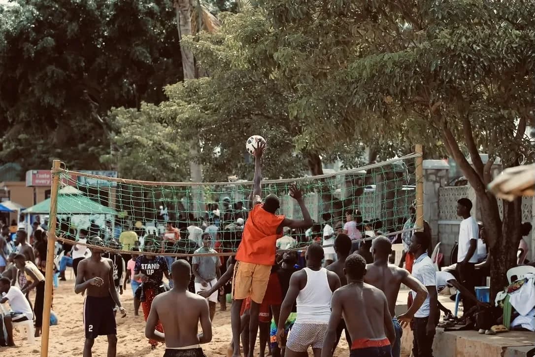 Volleyball at White Sand Beach