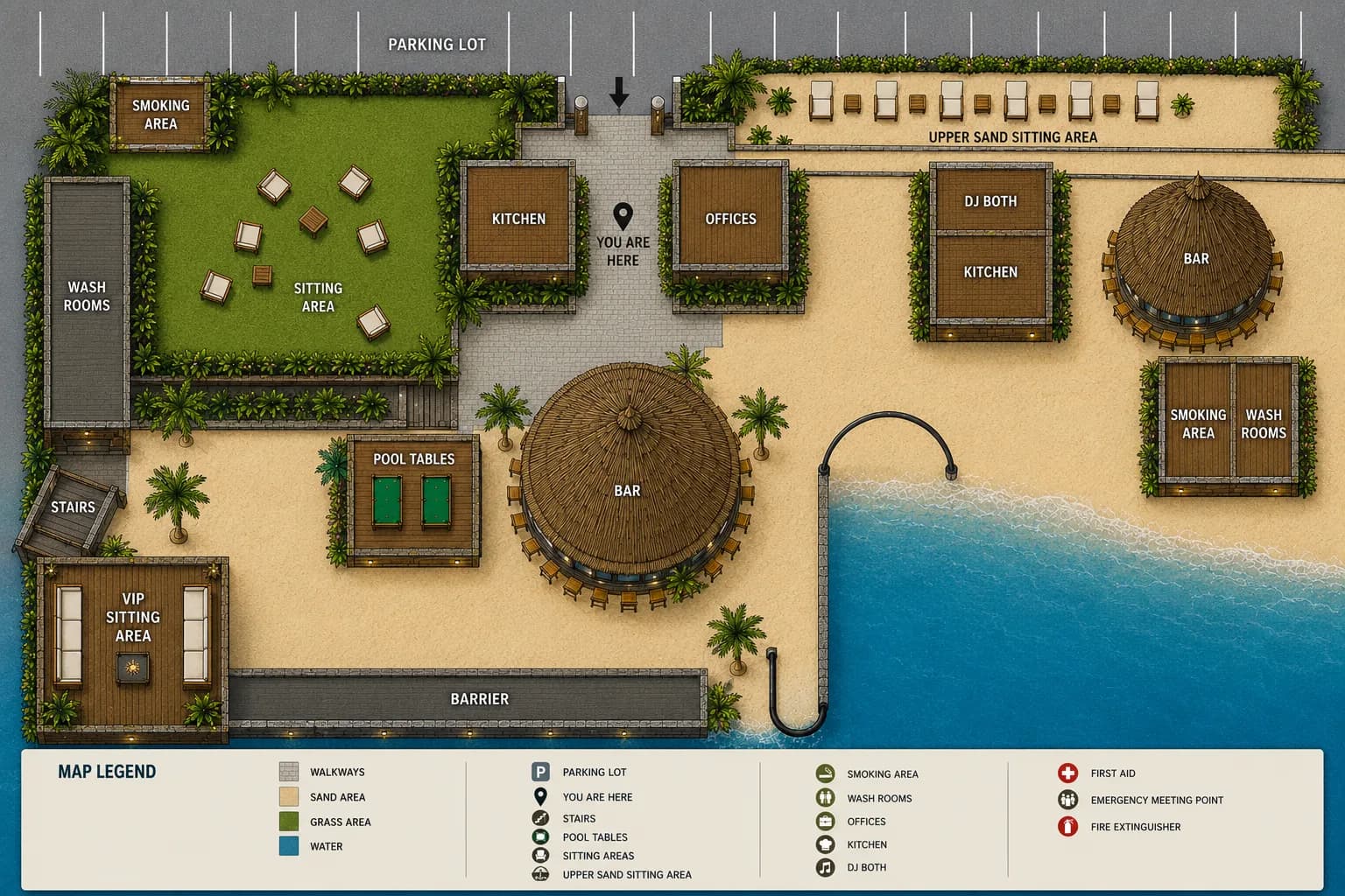 Property map of White Sand Beach